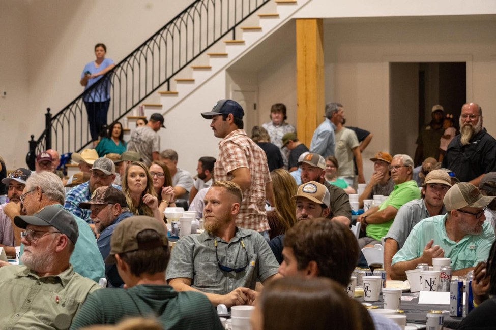 Community members gathered at a Mississippi Flyway Conservation event